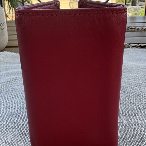 Leather key wallets new, two colors with bill holder