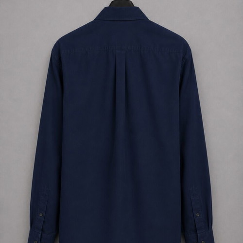 Burberry Brit men's cotton shirt navy blue size L like new
