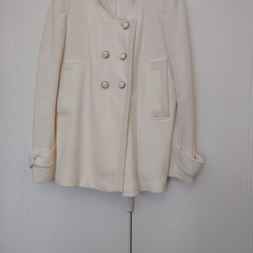 Ysatis white classic jacket like new, size L