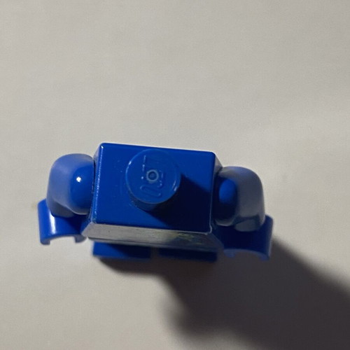 Lego Ninjago NRG Jay minifigure with spinner and Zane parts used