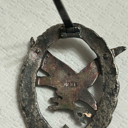 Fliegerschützenabzeichen military medal for Luftwaffe radio operator like new