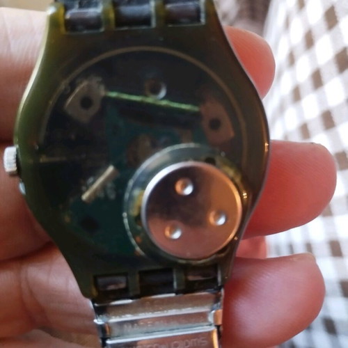 Swatch solar watch 1996 used, black