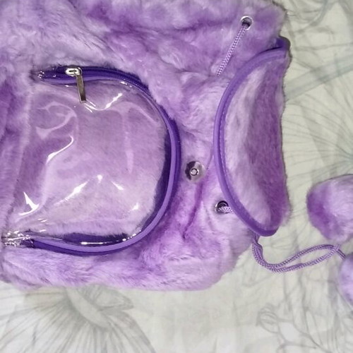 Purple backpack bag new