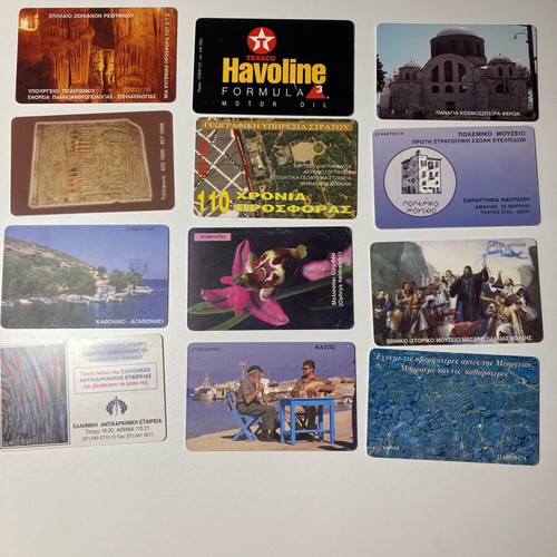 Phone cards used, pack of 18 from 1998-1999 period