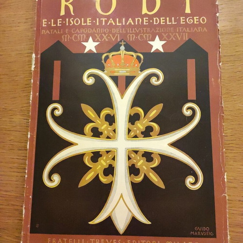 Rodi E le isole Italiane dell Egeo vintage magazine used, 1926