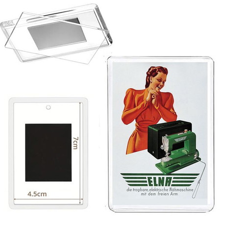 Elna magnet new, retro collectible advertisements