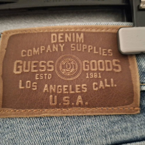 Guess men's blue pants like new