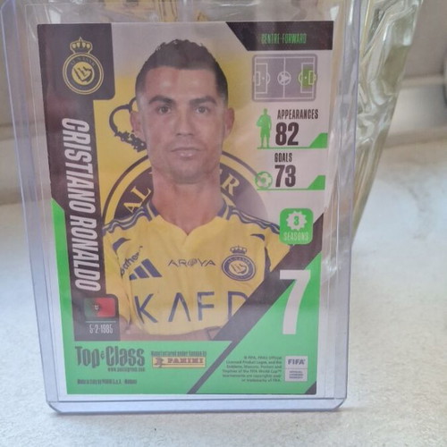 Cristiano Ronaldo Panini Top Class card