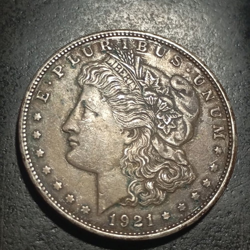 Morgan Dollar 1921 silver coin, United States
