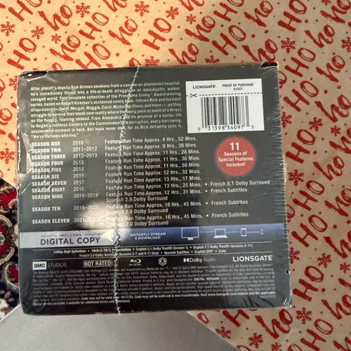 The Walking Dead Complete Collection Blu-ray new, no subtitles