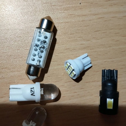 Led lamps like new, various designs