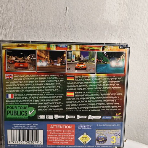 MSR Metropolis Street Racer Sega Dreamcast used, complete