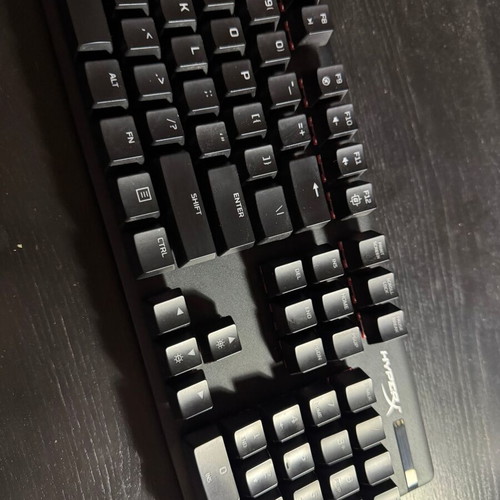 HyperX mechanical gaming keyboard RGB LED like new
