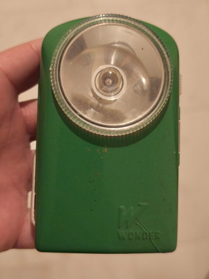 Collectible flashlight used, old and functional