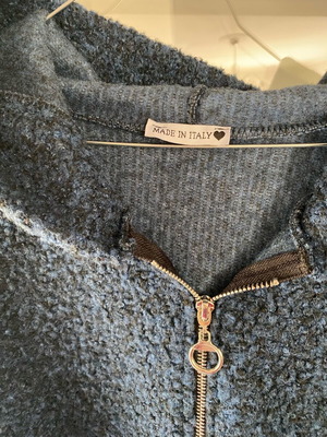 Blue jacket coat size Large like new