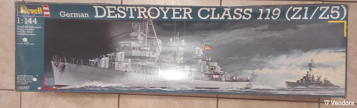 DESTROYER CLASS 119 Z1 Z5 REVELL € 120,00