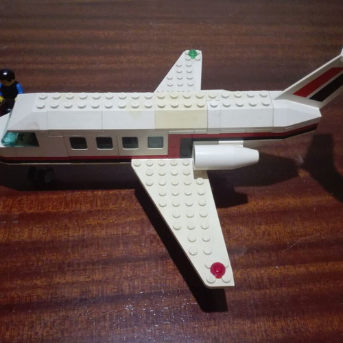 Lego 6368 airplane used, complete with assembly guide