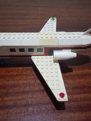 Lego 6368 αεροπλάνο μεταχειρισμένο, πλήρες με οδηγό συναρμολόγησης