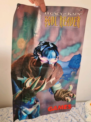 Legacy Of Kain SOUL REAVER poster used from Games magazine