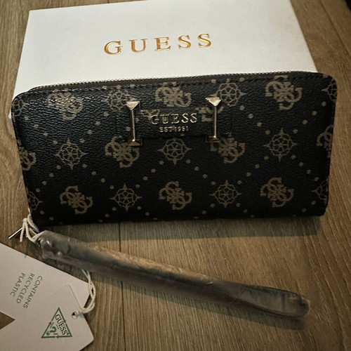 Guess wallet new, brown, 20x10 cm