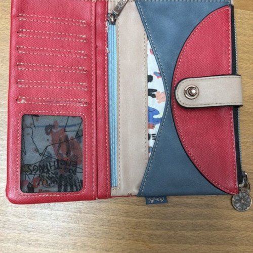 Anekke wallet used, original, artistic design, red