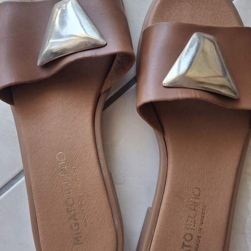 Migato leather slippers used, size 39