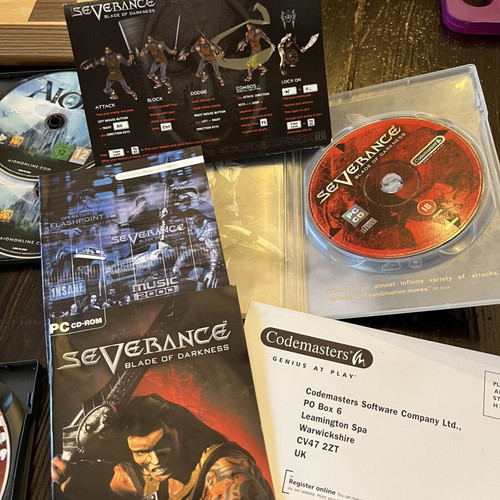 Severance Blade of Darkness PC game used, dark fantasy action