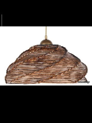 Wicker lamp used