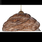 Wicker lamp used