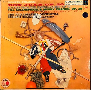 Eugene Ormandy Conducts The Philadelphia Orchestra / Strauss*  Don Juan / Waltzes (LP). 1957. G / G+
