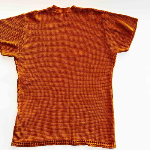Knitted dress orange H&M like new, XL
