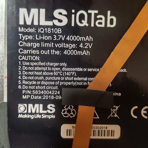 MLS tablet 2018 spare parts
