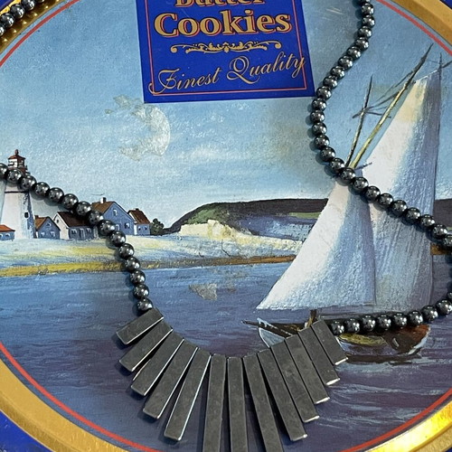 Egyptian hematite necklace