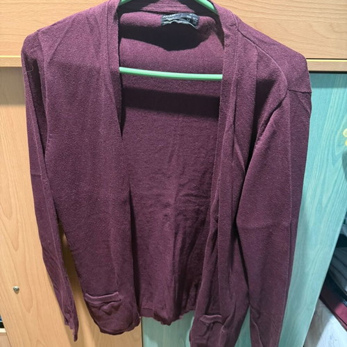 Pull & Bear Light Menswear Jacket burgundy size M like new