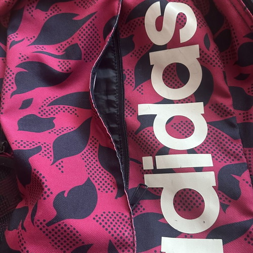 Adidas backpack, red