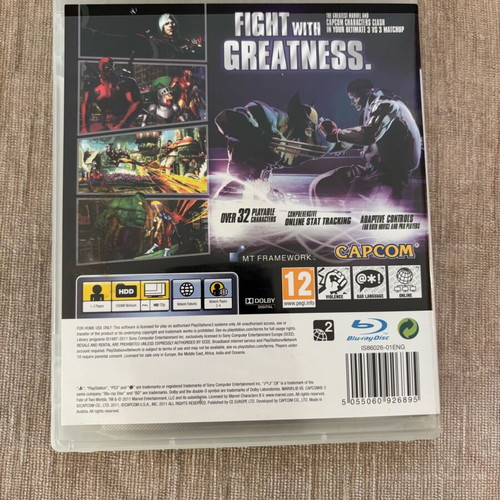 Marvel vs Capcom 3 Fate of Two Worlds PlayStation 3 used, English