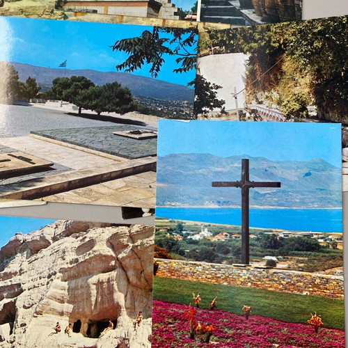 Collectible Crete postcards like new, pack of 38 pieces 1970-1980
