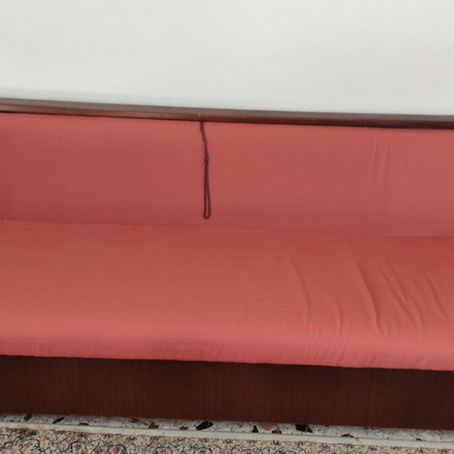 Sofa bed used with storage space