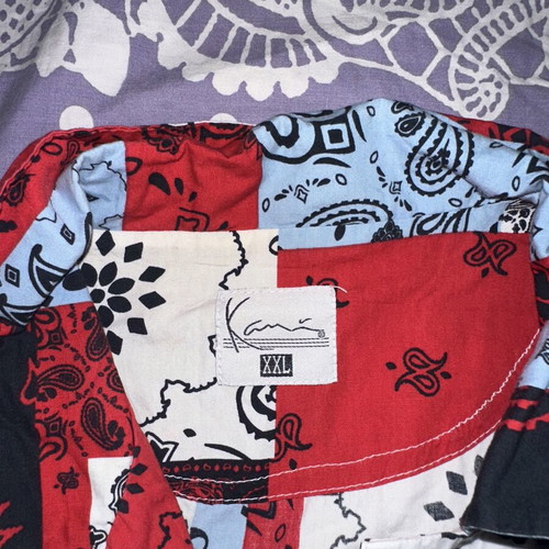 Karl Kani summer shirt with bandana details like new, size XXL