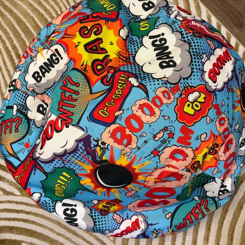 Barbaron pop art beanbag pouf like new