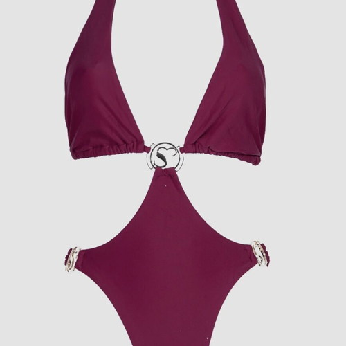 Decoro swimsuit new with removable chest caps in vibrant color