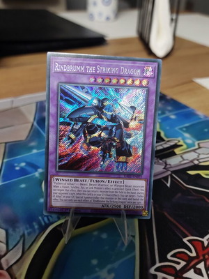 Rindbrumm the Striking Dragon V.3 Secret Rare card new
