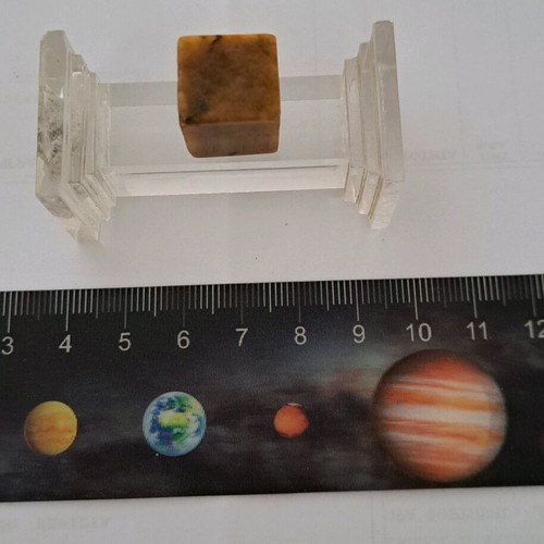 Tiger's eye semi-precious stone in rare shape like new