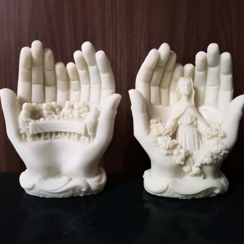 Religious statues used, pack of 5 pieces