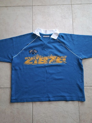 T-shirt Zara μπλε σαν καινούργιο, τύπου πόλο