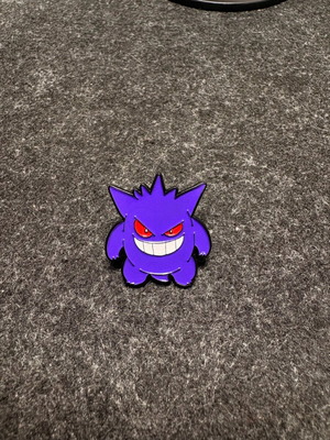 Pokemon Gengar σμάλτο καρφίτσα καινούργια, μωβ