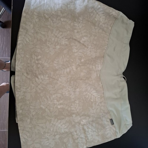 Shorts-skirt set of 3 pieces like new, XXL, gray and beige
