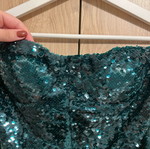 Κορμάκι Zara στραπλες με παγιέτα σαν καινούργιο, μέγεθος L