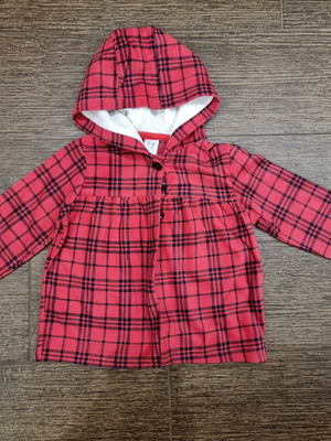 Jacket used with hood and buttons, size 18 months