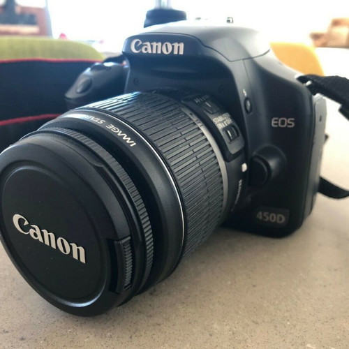 Canon EOS 450D DSLR with 18-55mm lens like new, complete kit